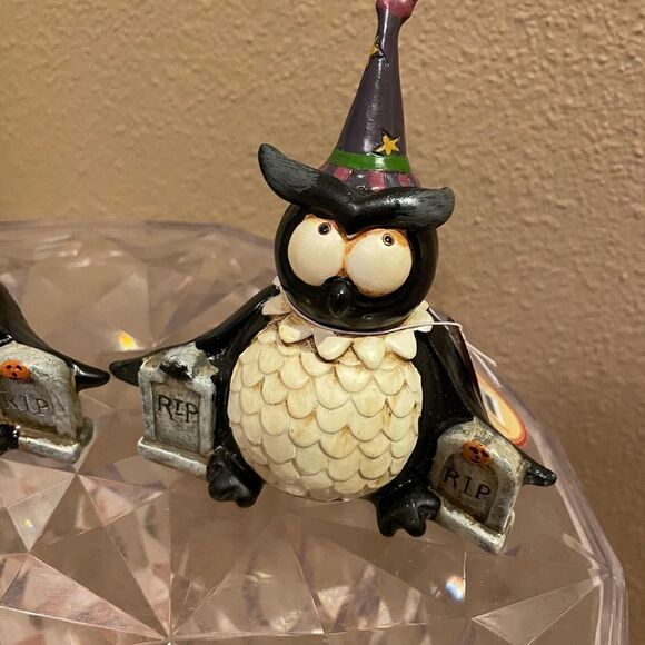 Owl Halloween Decoration Figures - Picture 3 of 12
